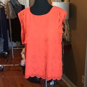 Coral tank top